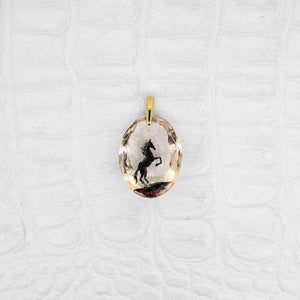Black horse (horse038)